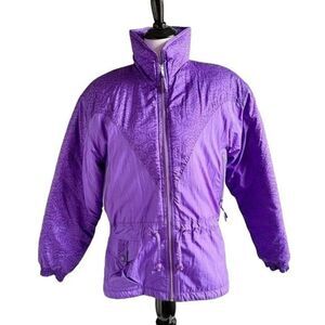 Vintage Edelweiss Skiwear Shoulder Pad Ski Parka Size Medium